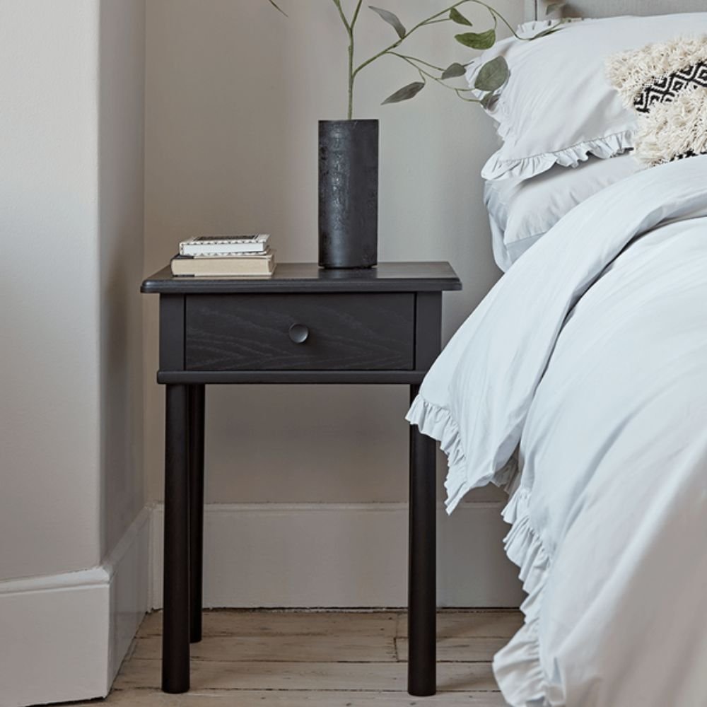 Alton Bedside Table Black