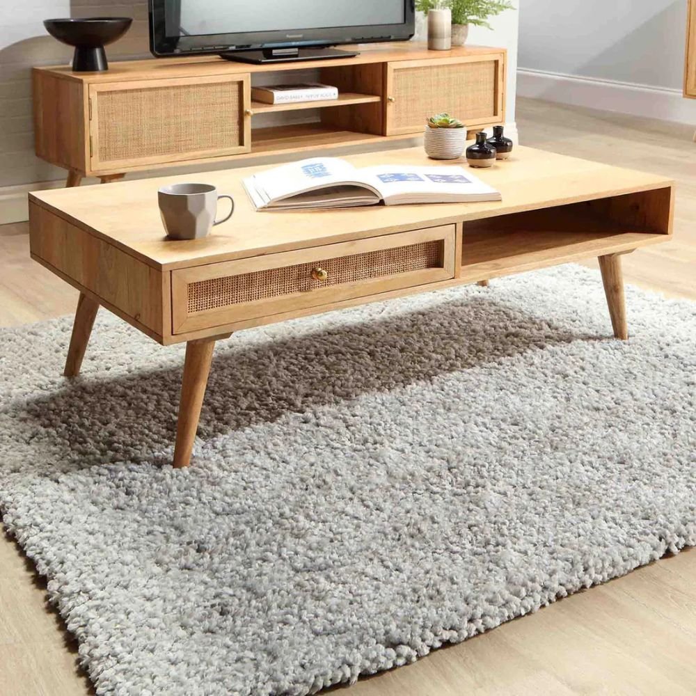 Alton Rattan Coffee Table