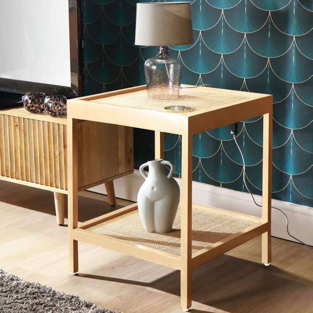 Alton Rattan Side Table