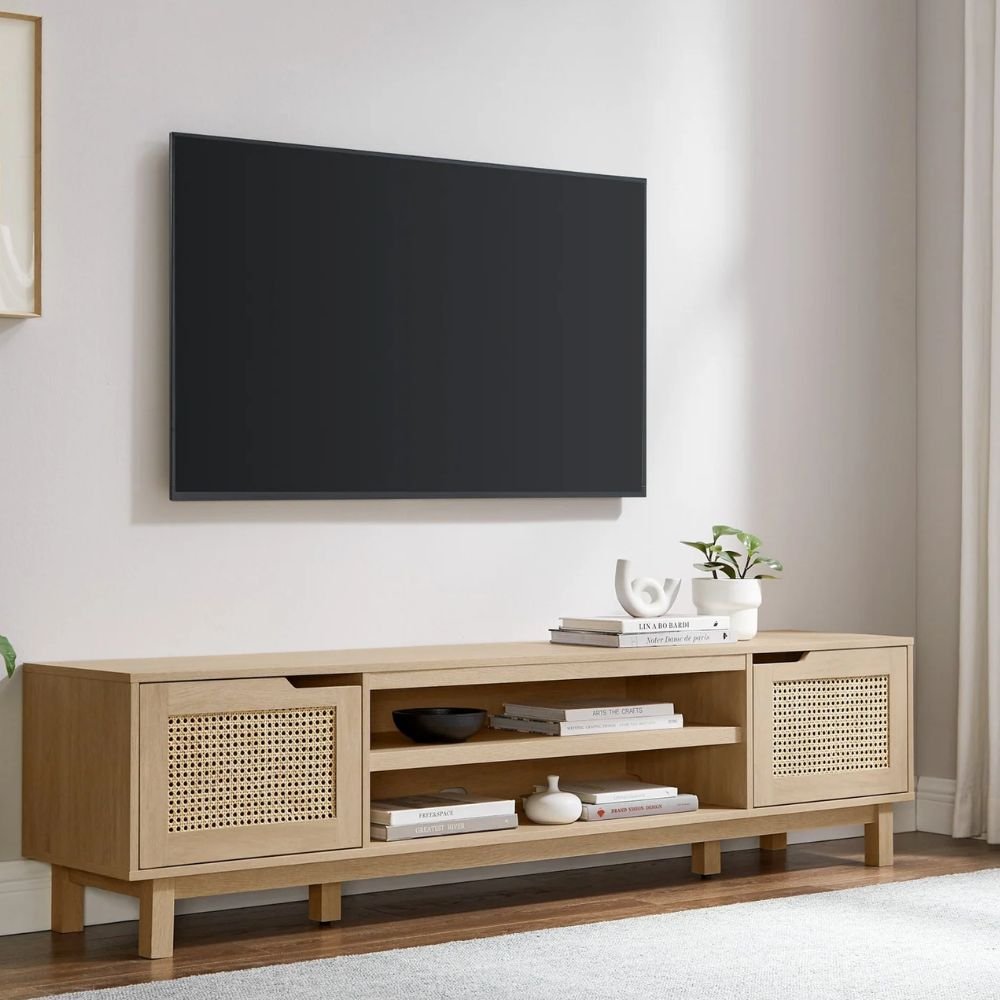 Ashby Rattan 2 Door TV Console