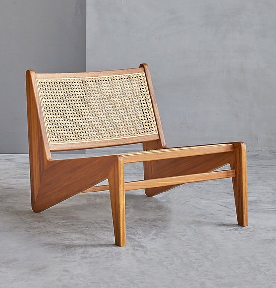 Ashby Wooden Lounge Chair Armchair