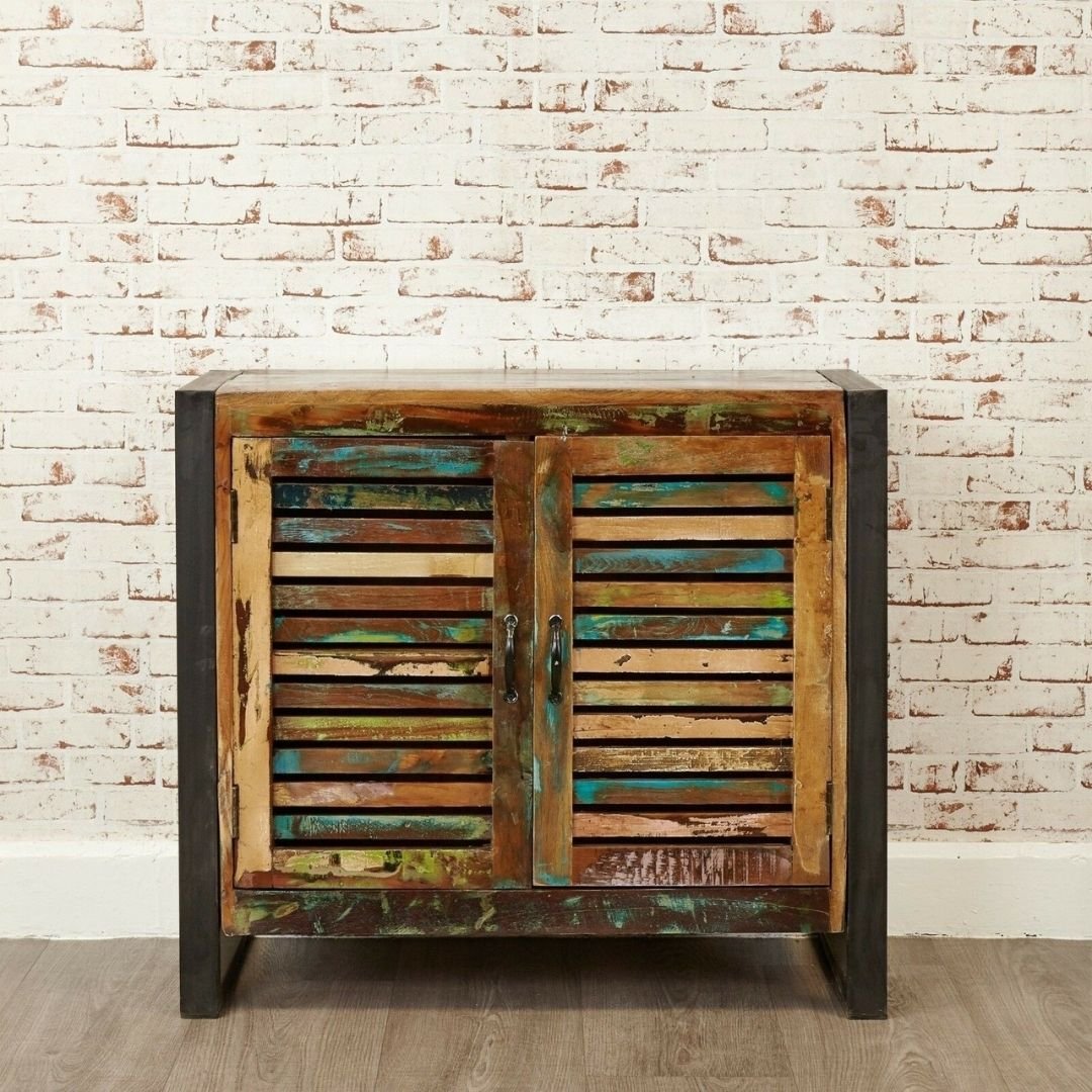 Beverley Reclaimed Elizabeth Solid Wood 2 Door Sideboard