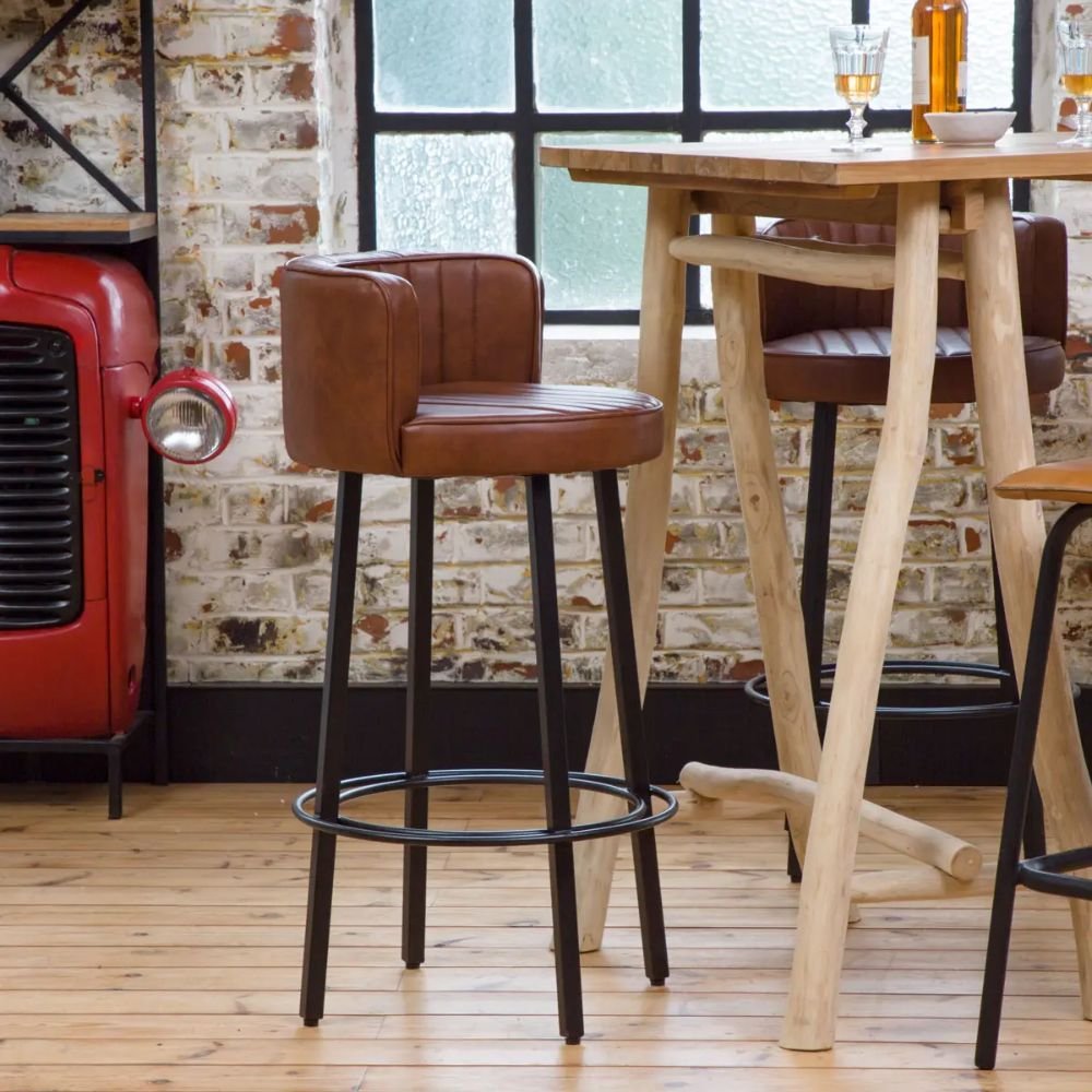 Brackley Solid Wood Bar Chair Bar Stool