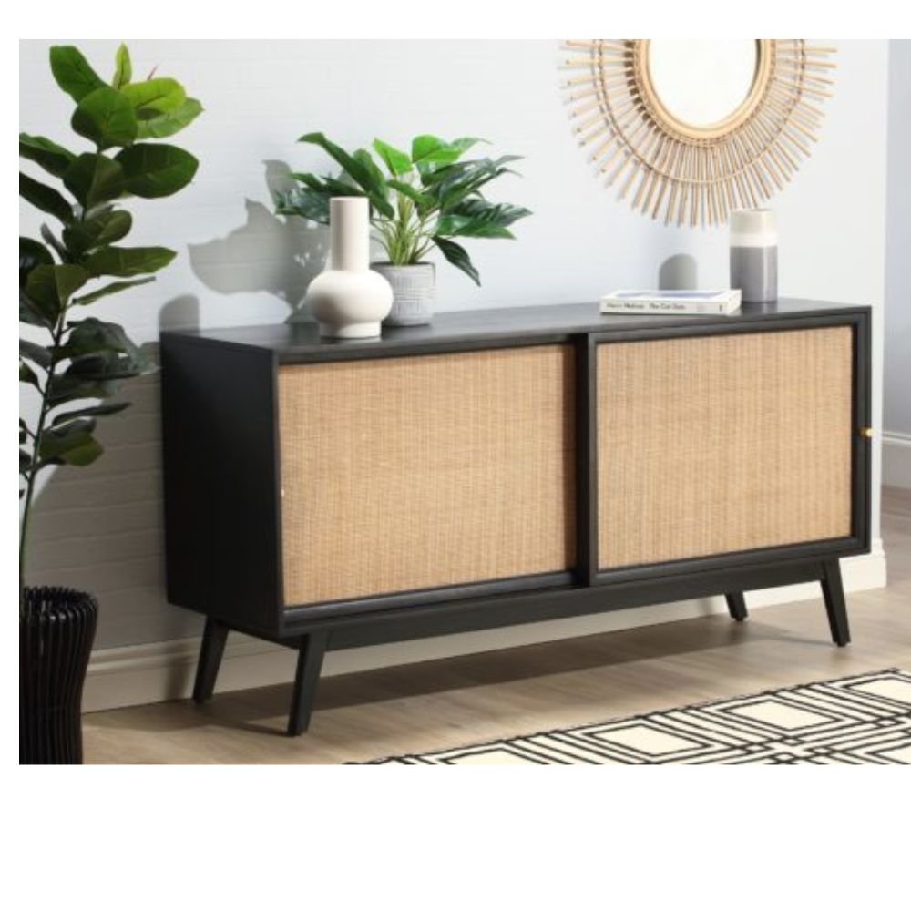 Bradford Minimalist Black TV Cabinet