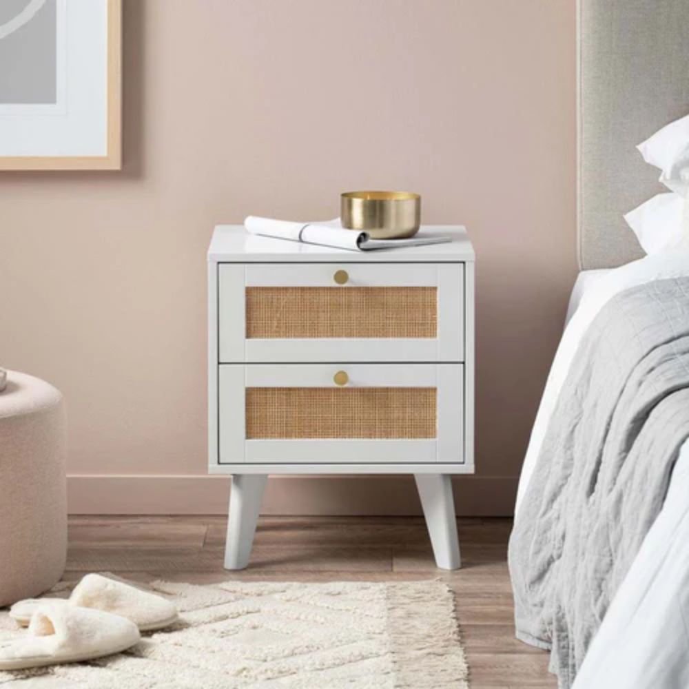 Bradford Rattan Bedside Table