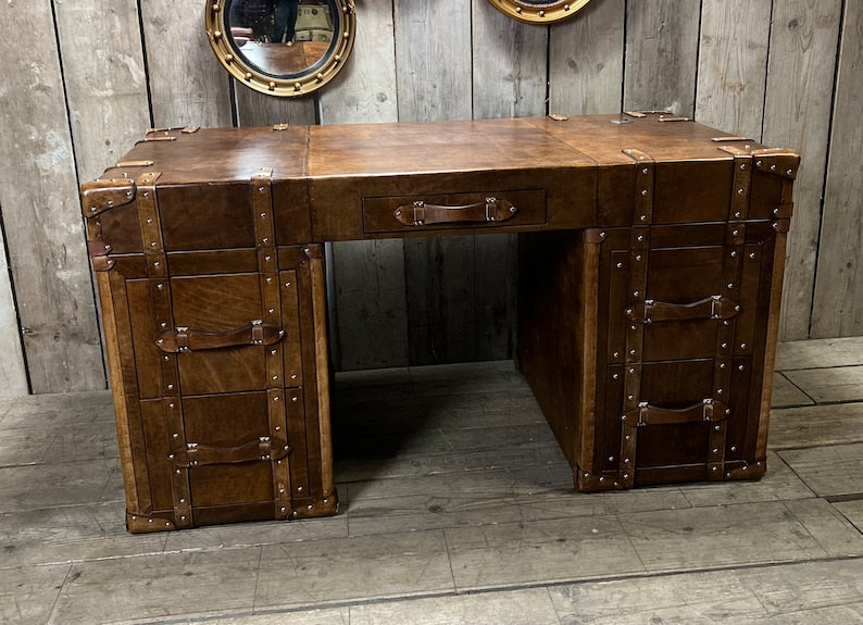 Bridgette Leather Desk