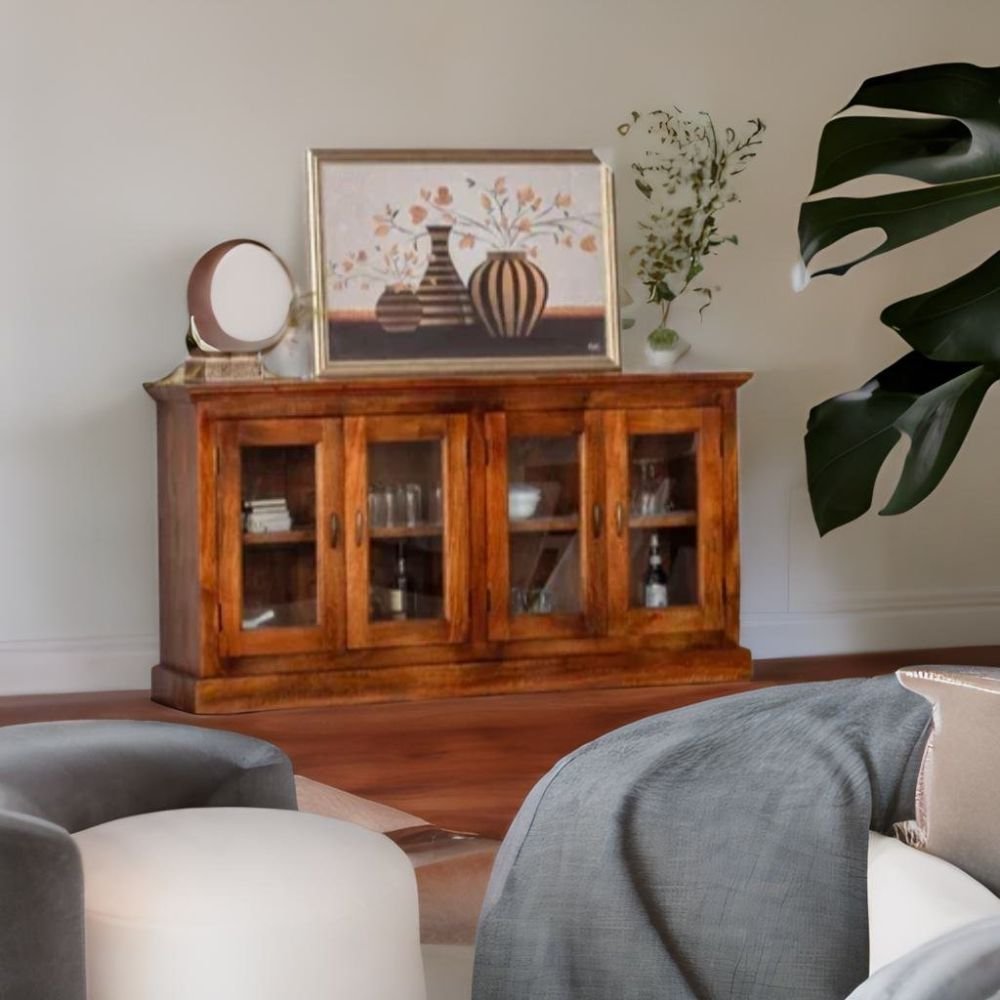 Chertsey Solid Mango Wood Buffet Sideboard
