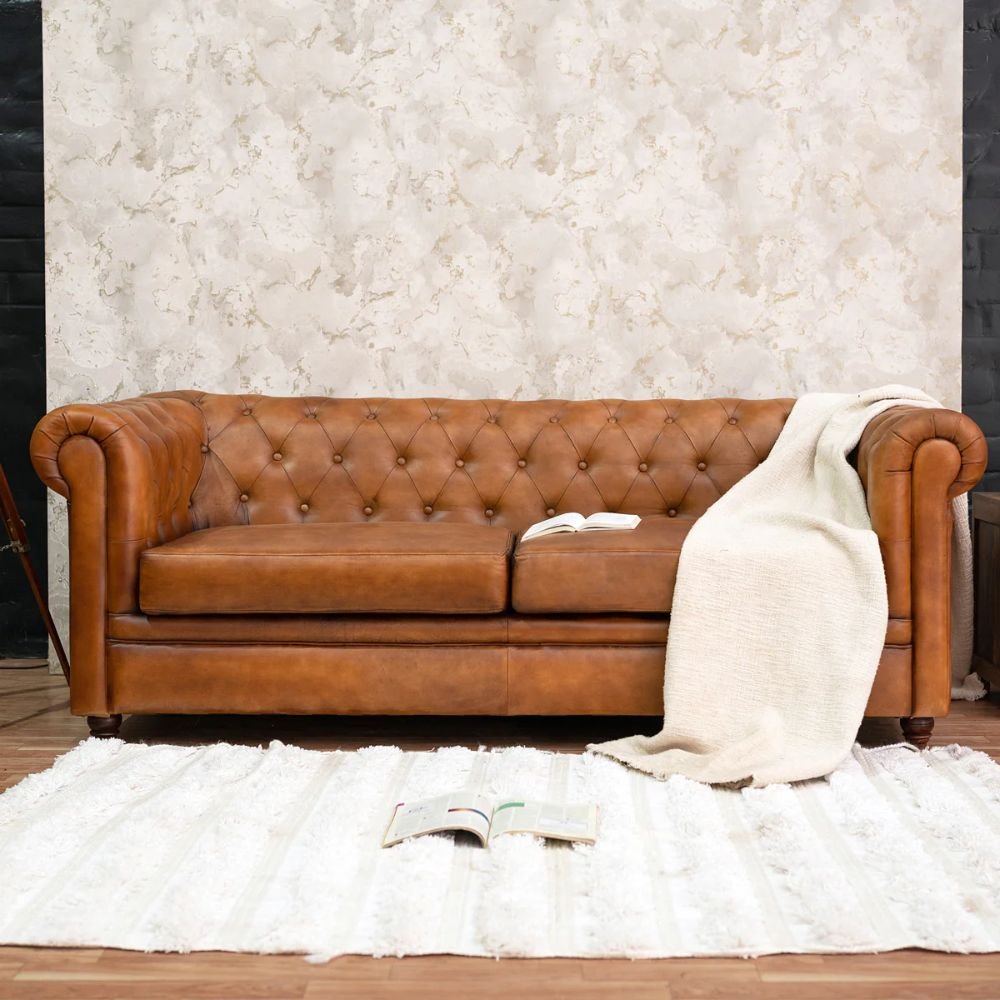 Chesterfield Traditional Two Seater Sofas