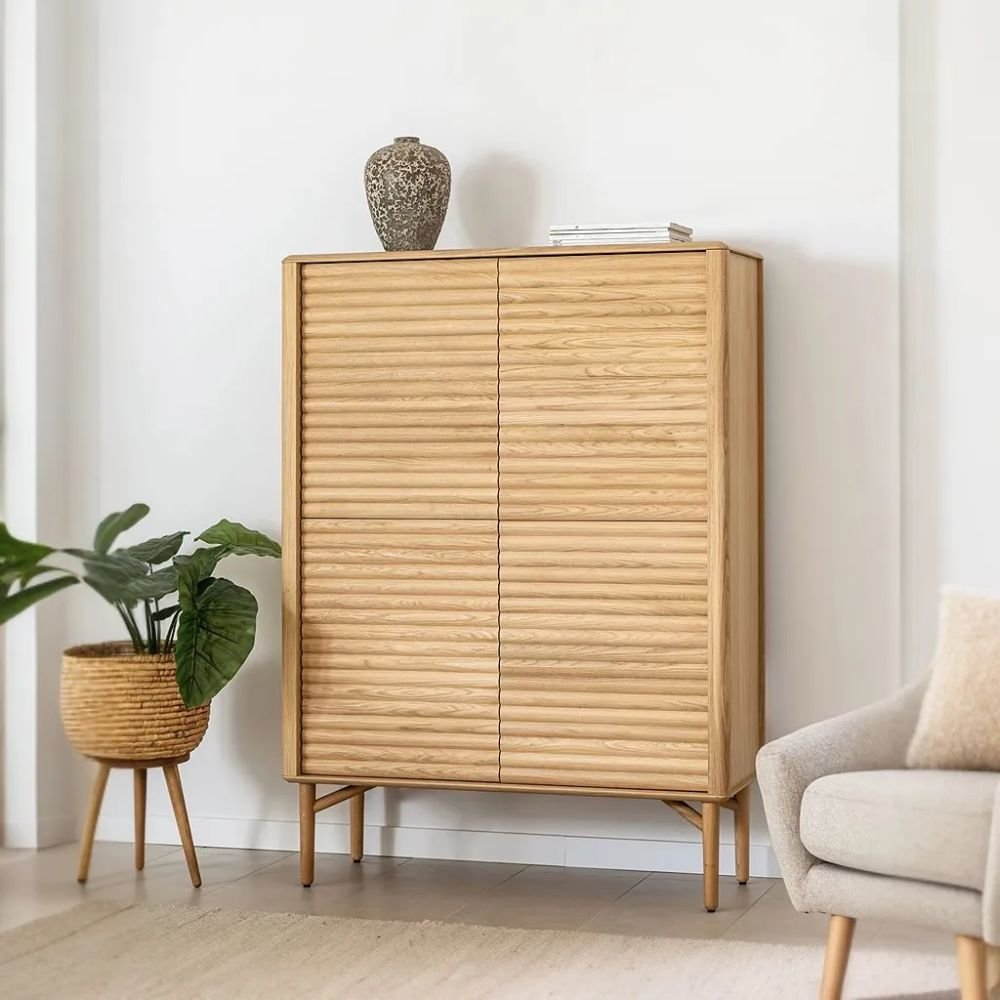 Devizes Solid Wood 4 Door Sideboard