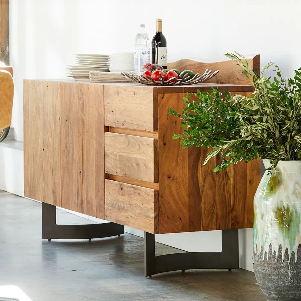 Dorking Elegance Live Edge Bent Sideboard