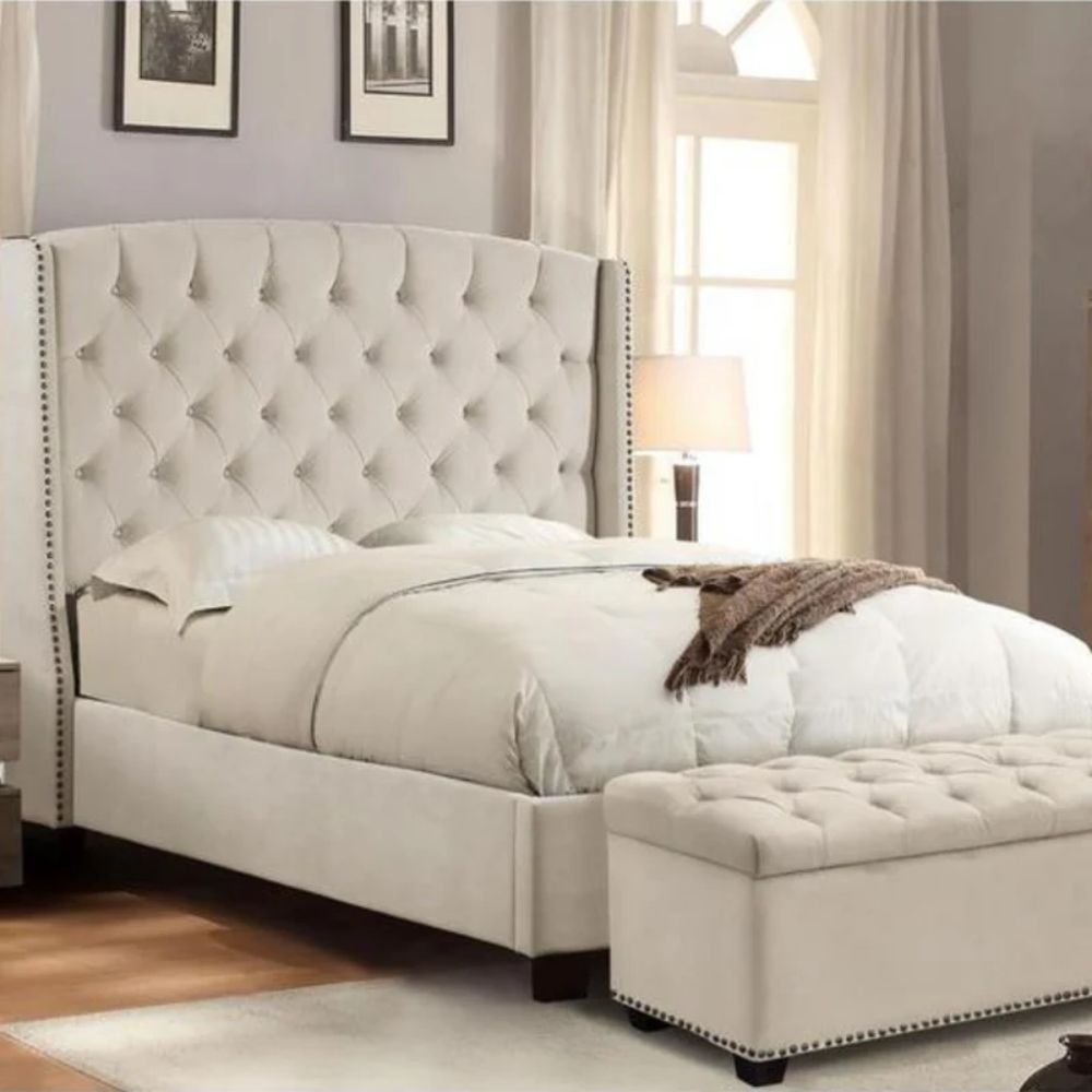 Epsom Velvet Upholstered Bed