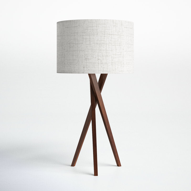 Harcourt Solid Wood Tripod Lamp