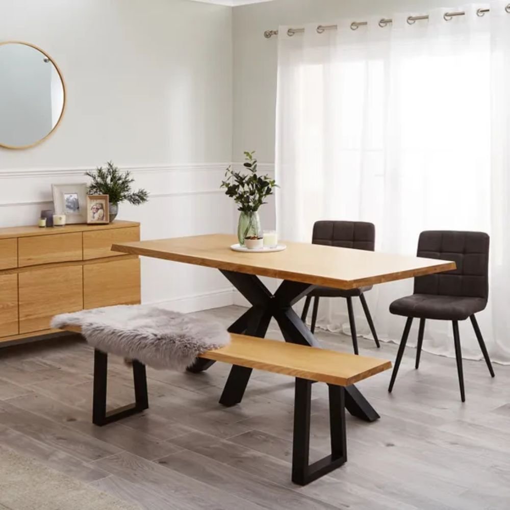 Keswick Live Edge 8 Seater Solid Wood Dining Table