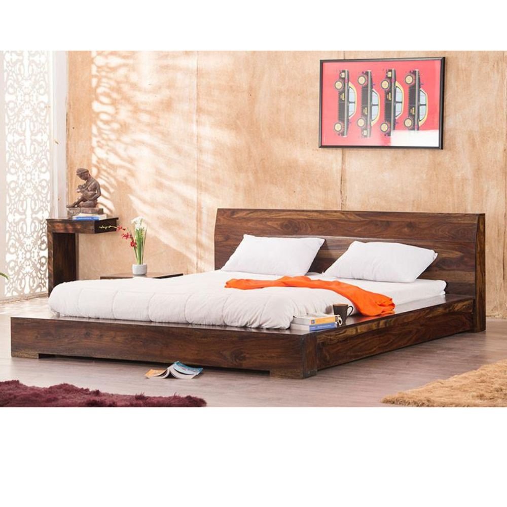 Keswick Solid Wood Voted Platform Bed