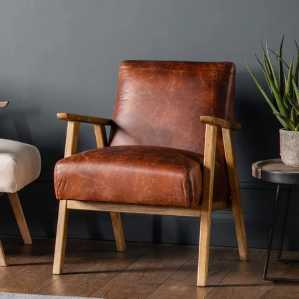 Leather Armchair in Yarm