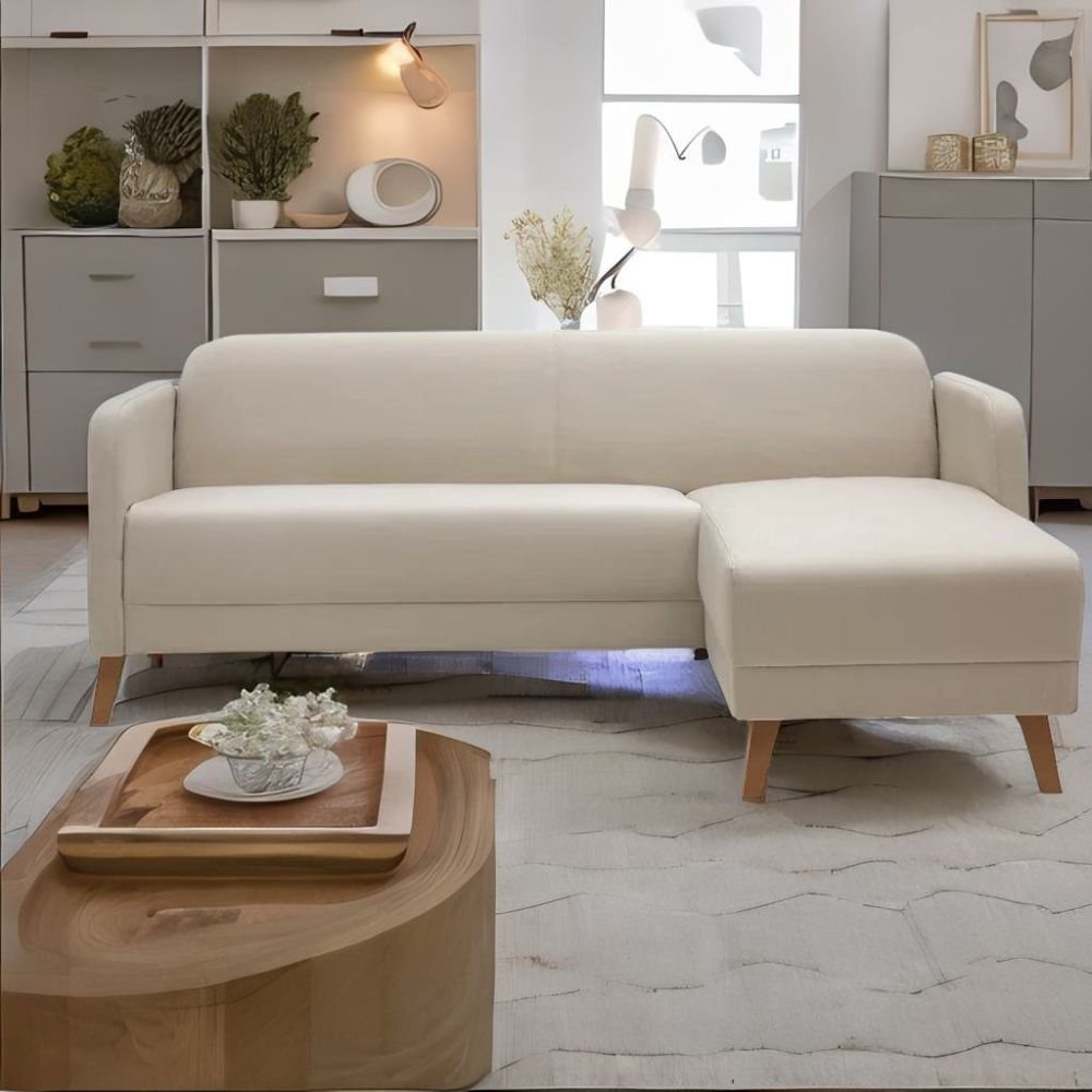 Ledbury Dreamline L-Shape Sofa in Cream