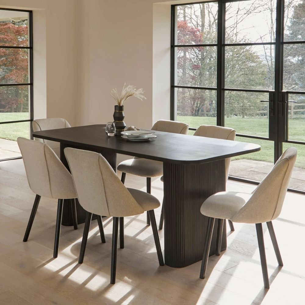 Lewes Wooden Dining Table Set