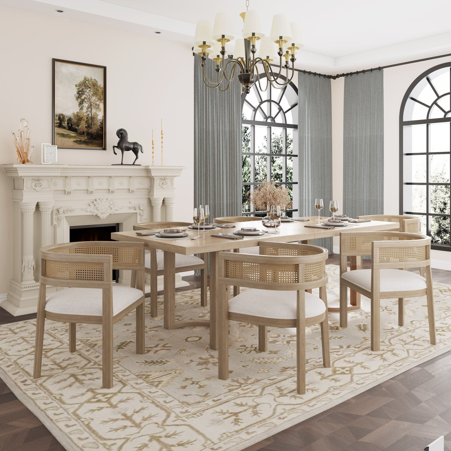 Lydor 6 Seater Dining Set