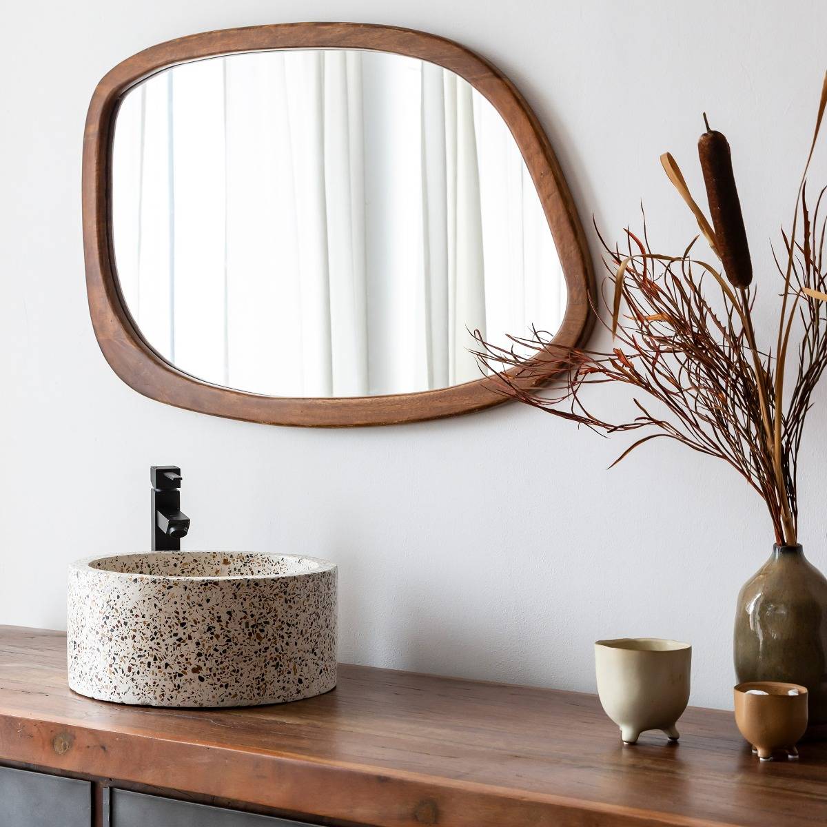Marley Abstract Mirror