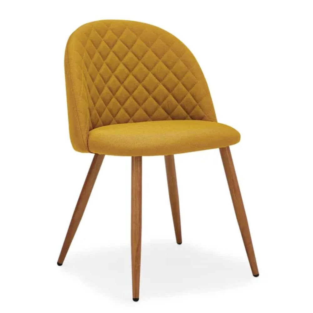 Marlow Solid Wood Fabric Upholstered Chair
