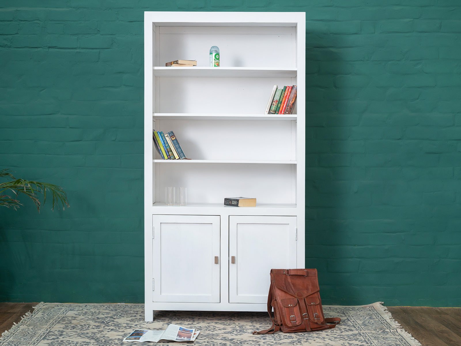 Novo Premium Solid Mango Wood Book Shelf #1