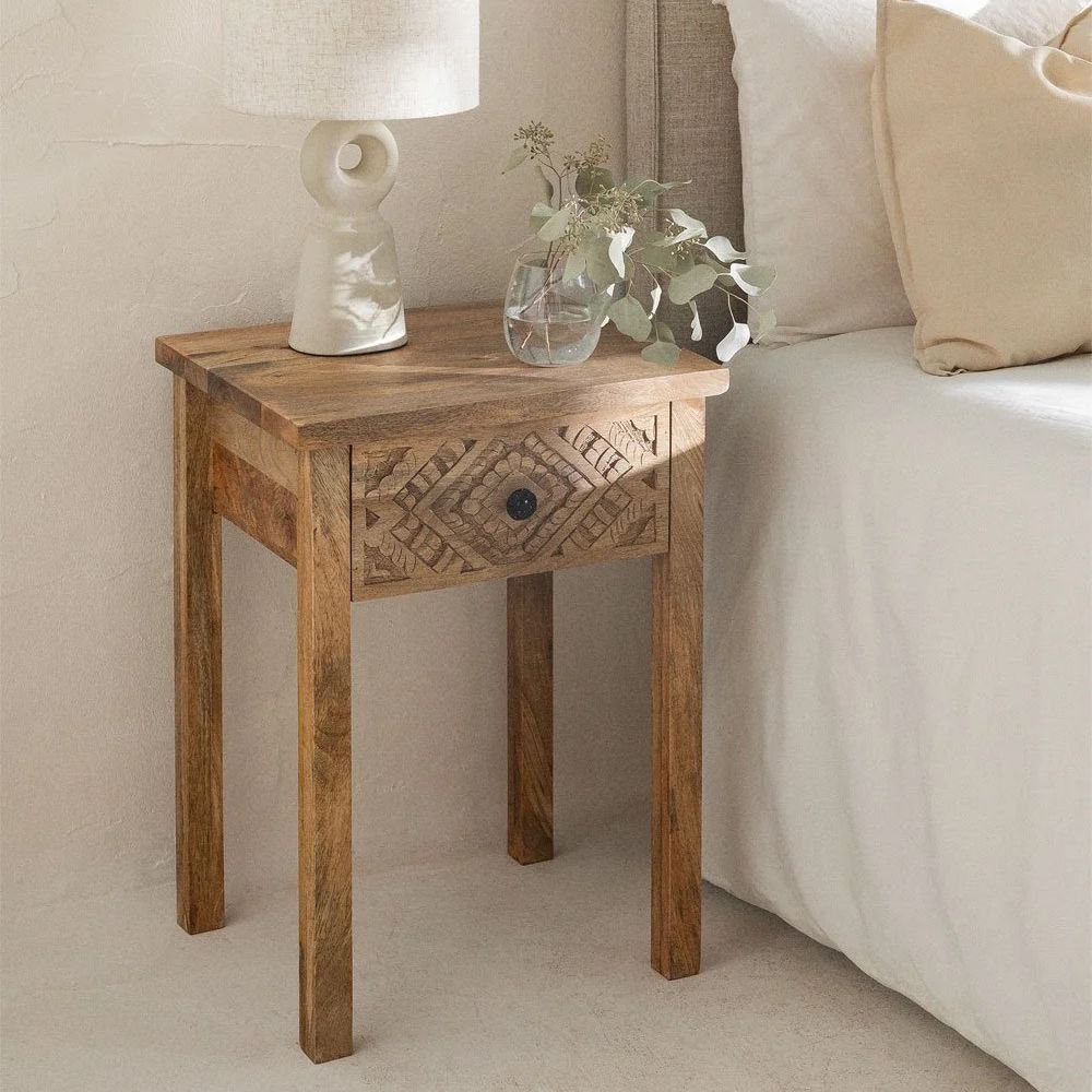 Olney Bedside Table 1 Drawer