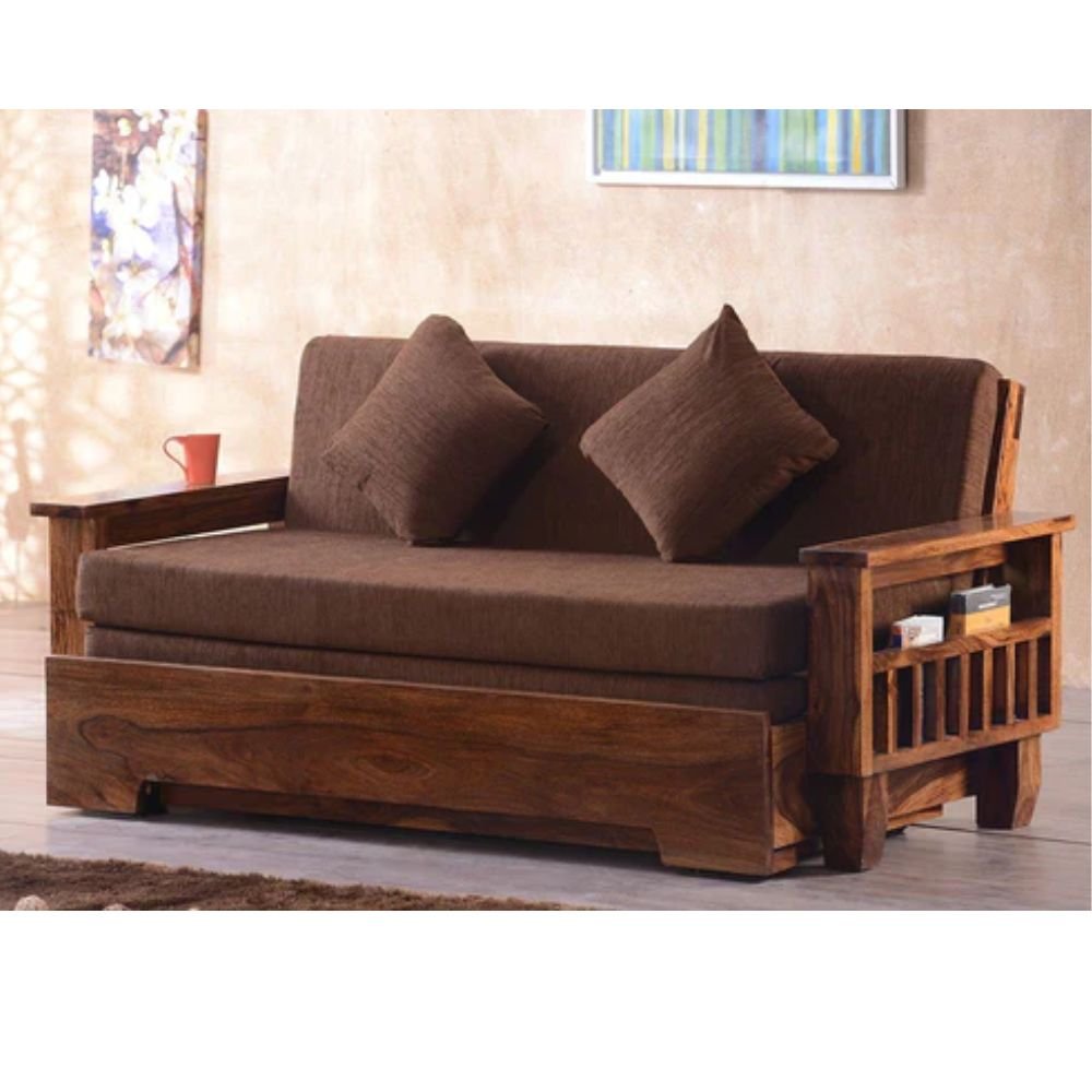 Penrith Solid Wood Sofa Cum Bed
