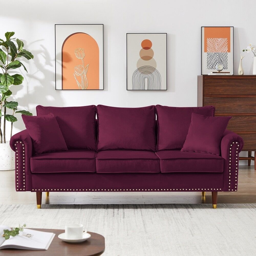Penrith Velvet Chesterfield Sofa