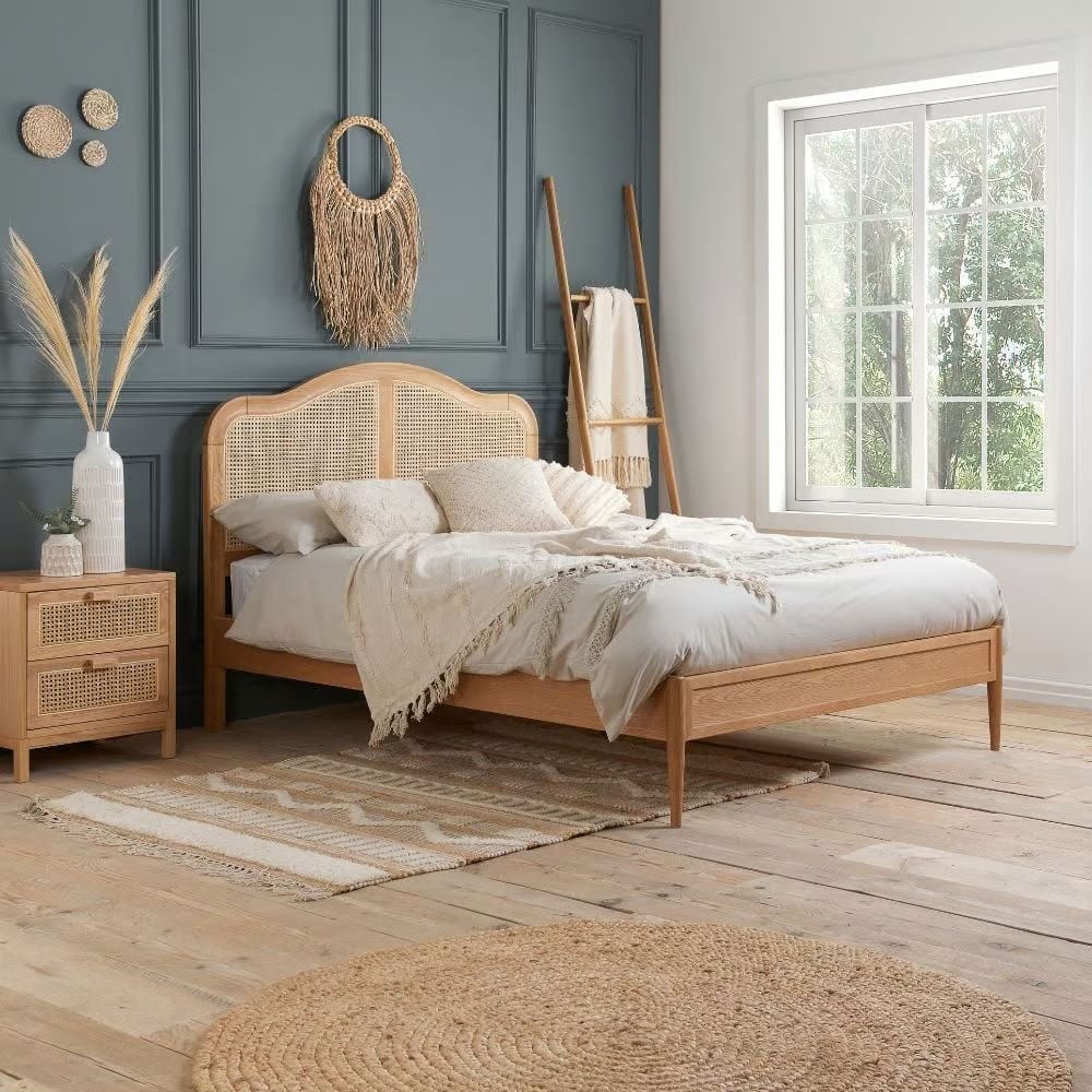 Rattan Bed or Cane Bed Frame in Melton