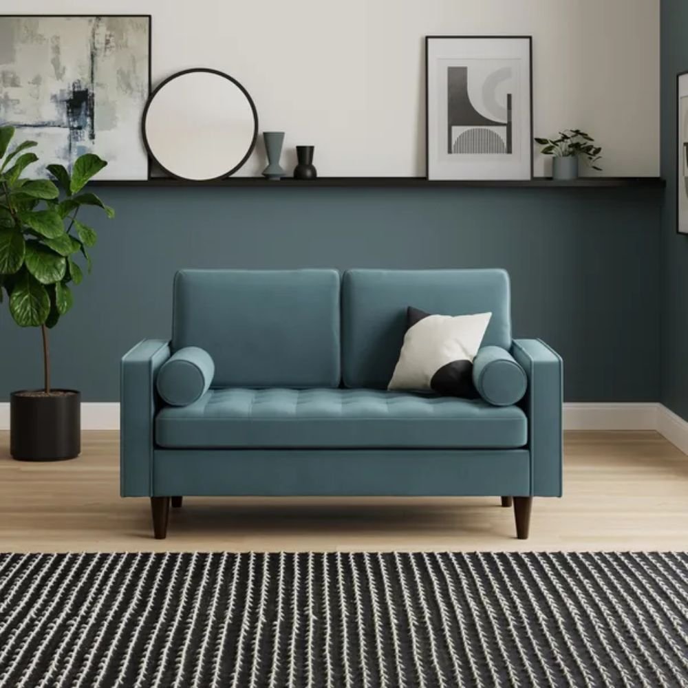 Reepham Velvet 2 Seater Sofa