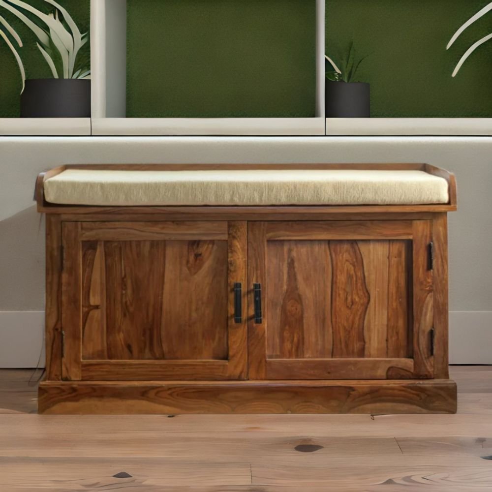 Saffron 2 Door Wooden Shoe Rack