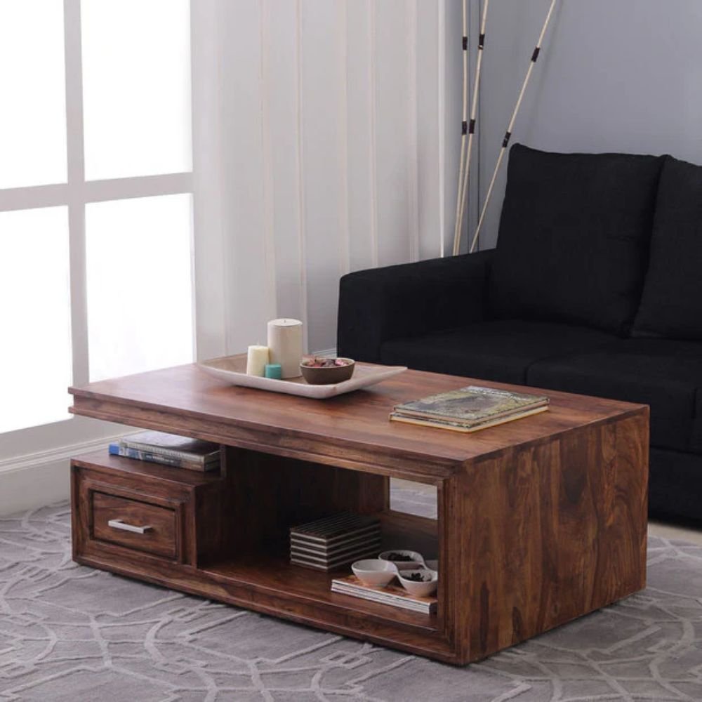 Shepton Minimal Wooden Coffee Table