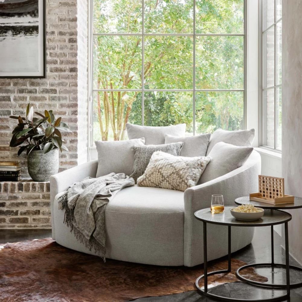 Shepton Vintage Media Lounger Sofa
