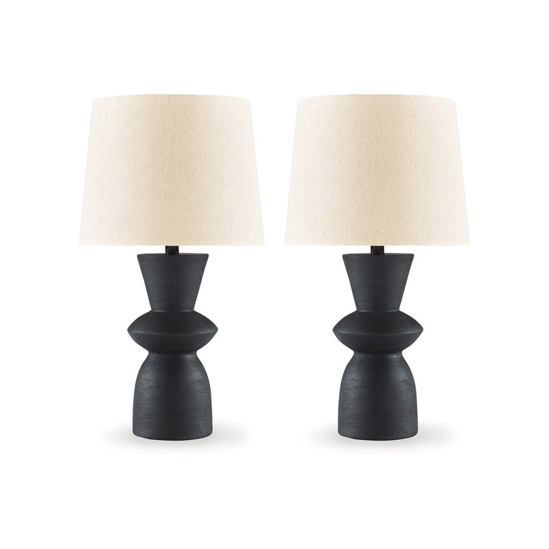 Solid Wood Table Lamp (Set of 2)