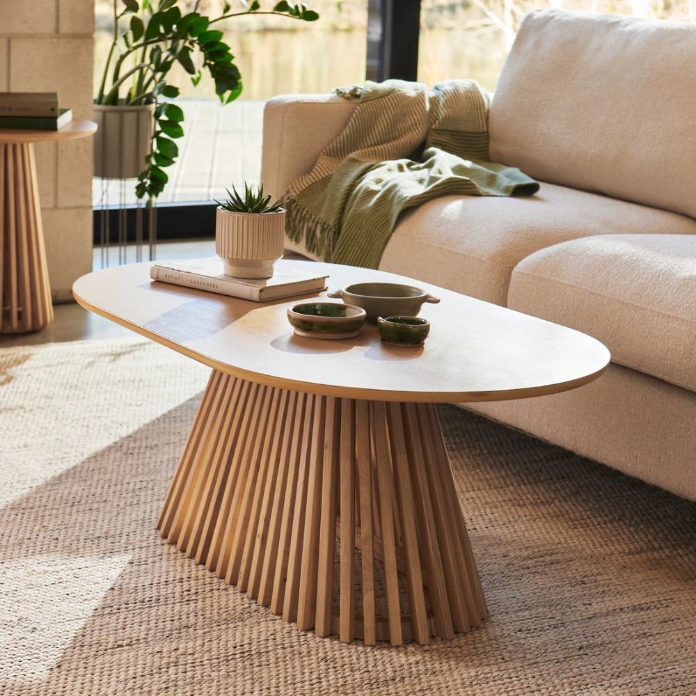 Stow Oak Oval Coffee Table