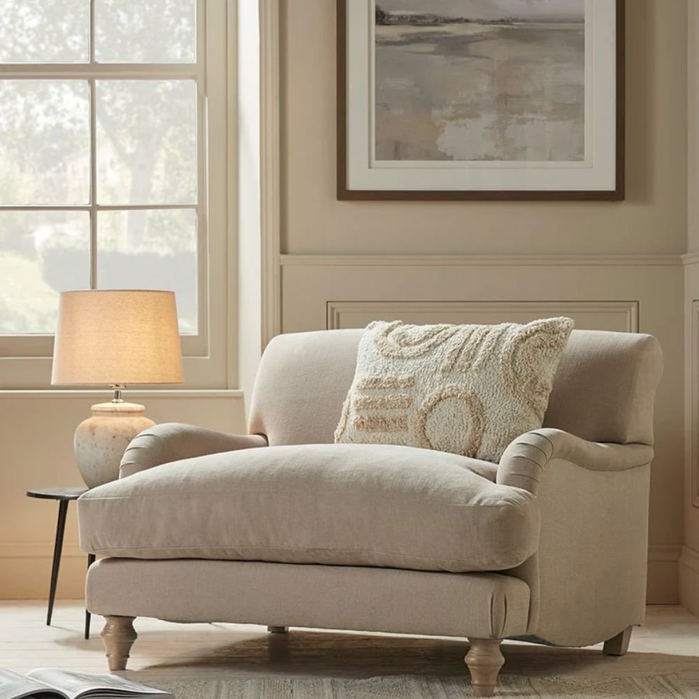 Stow Vintage Velvet Single Seater Sofa Accent Chair