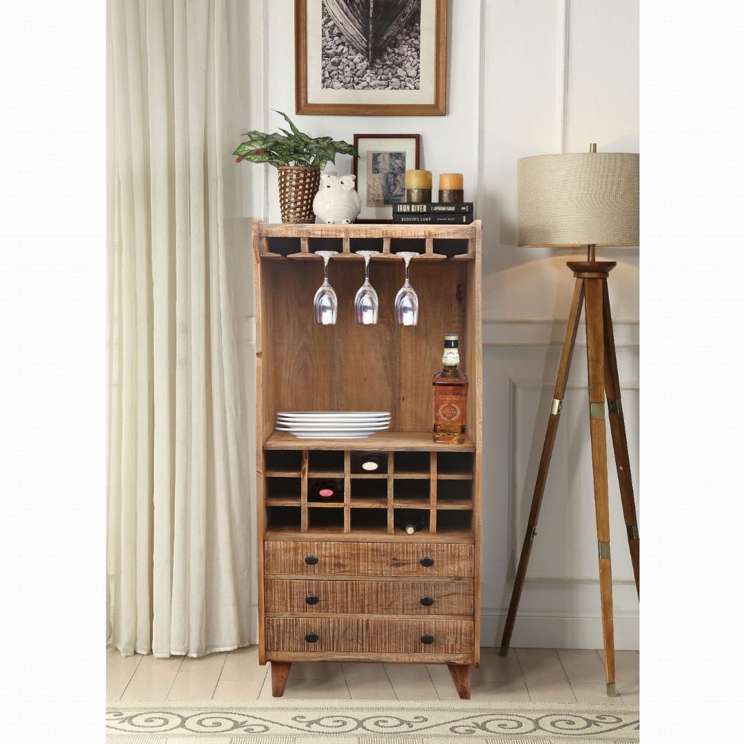 Sudbury Solid Wood Bar Cabinet