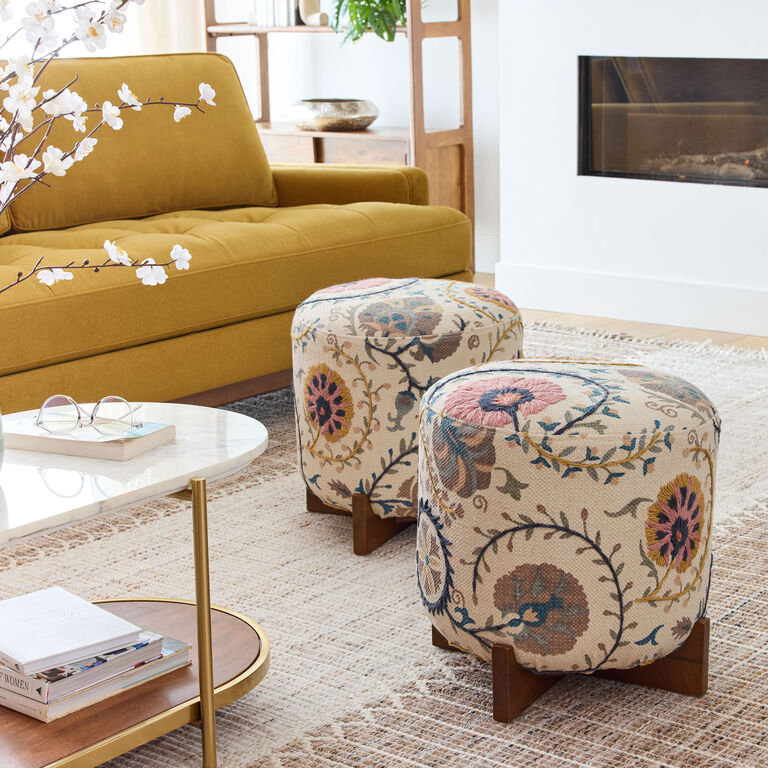 Suzani Footstool