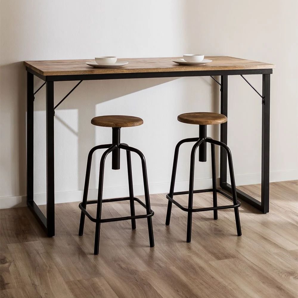 Swanage Bar Table with Stool Set Bench