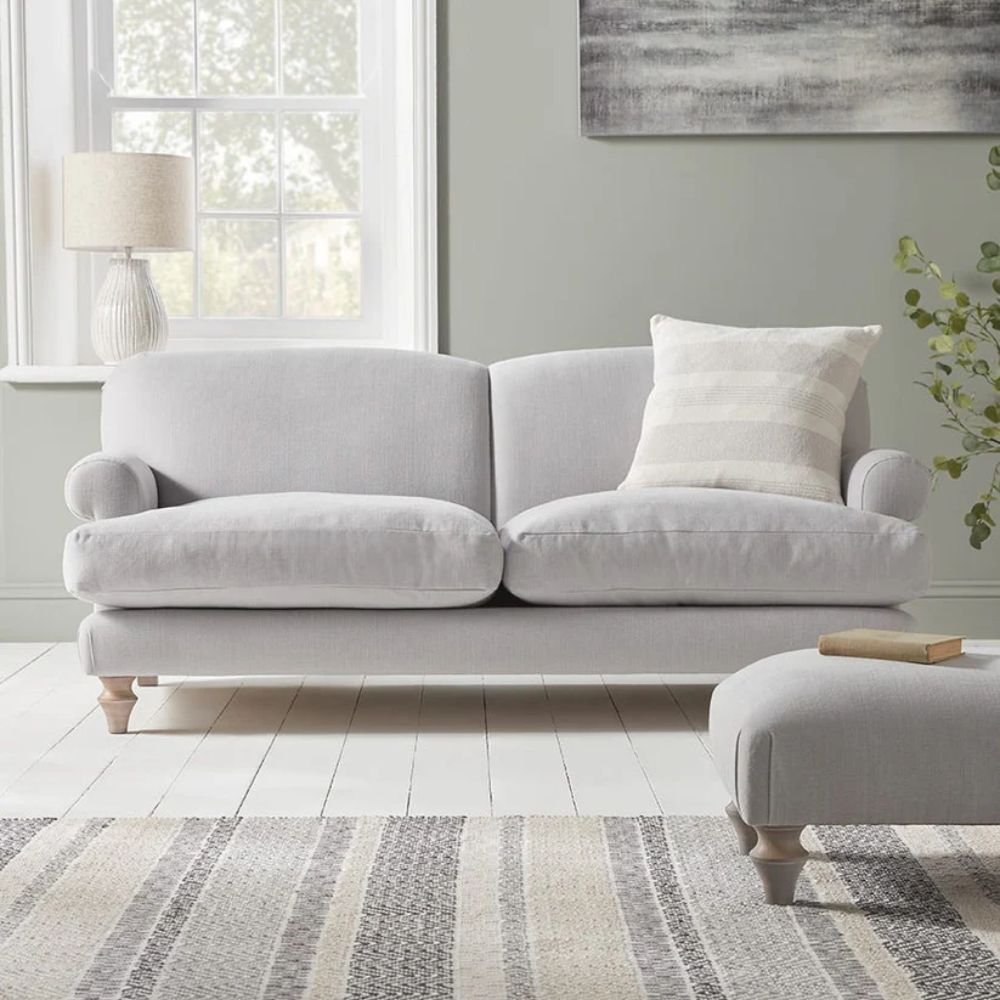 Swanage Sheesham Wood 2 Seater Sofa