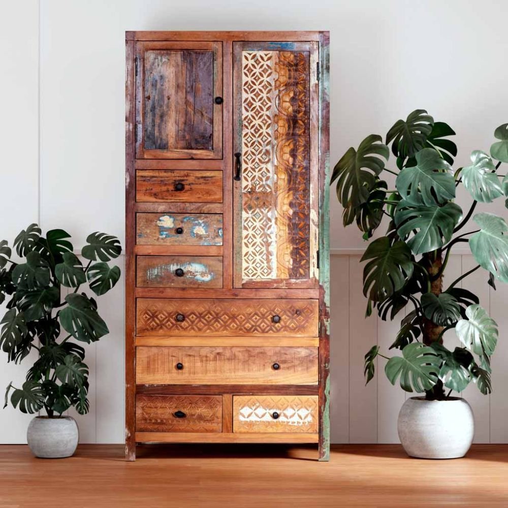 Swanage Wood Jackson Wardrobe