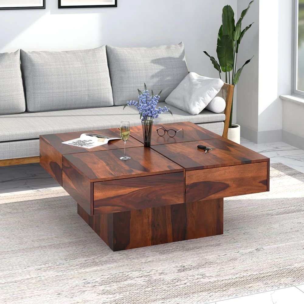 Yarm Solid Wood Coffee Table