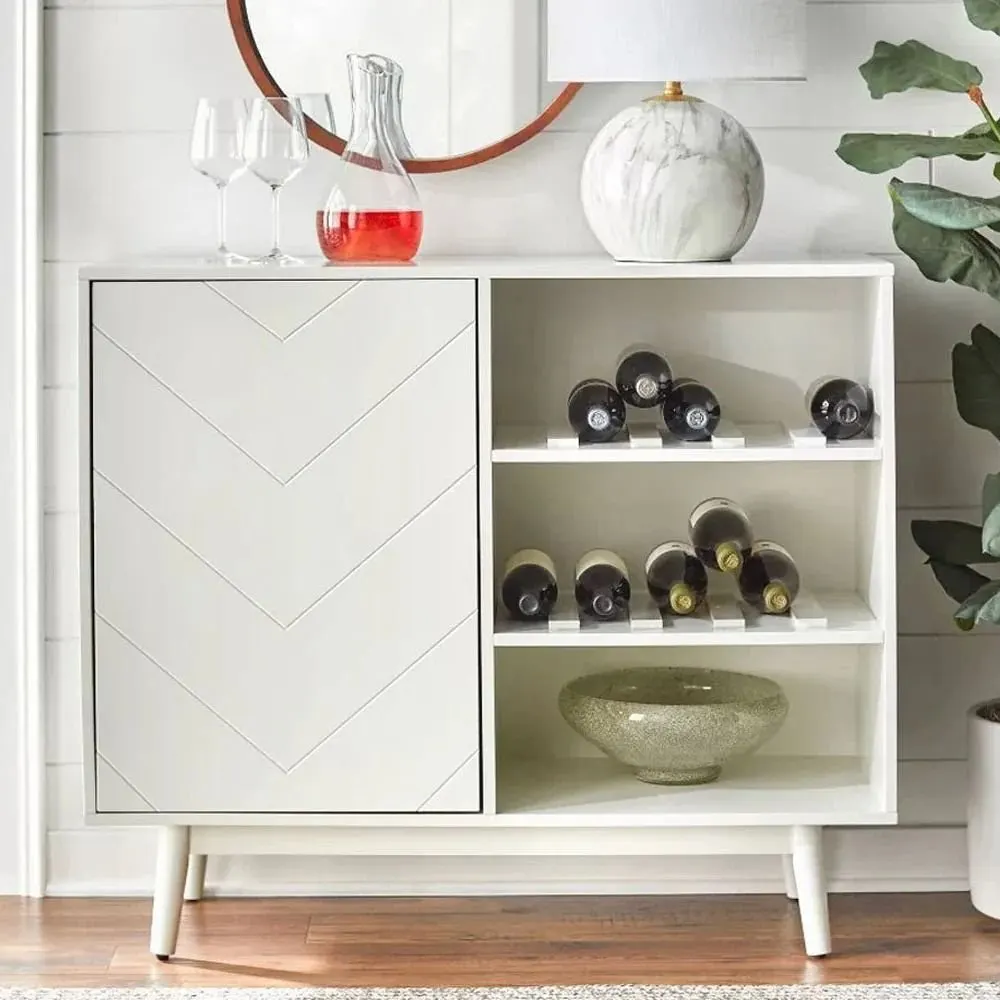 Ashby Solid Wood Bar Cabinet