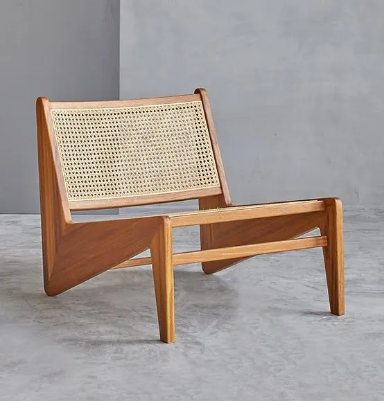 Ashby Wooden Lounge Chair Armchair