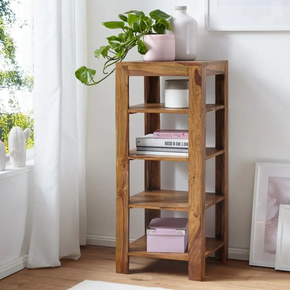 Bakewell Solid Wood Corner Bookcase