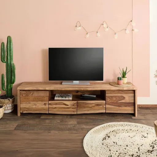 Benedict Tree Edge Sheesham TV Unit, Large