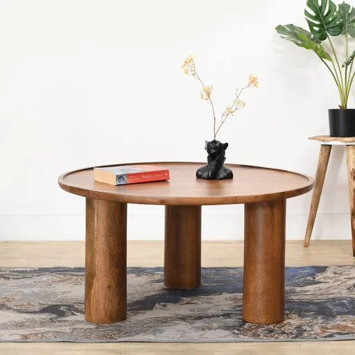 Benny Teak Finish Mango Coffee Table