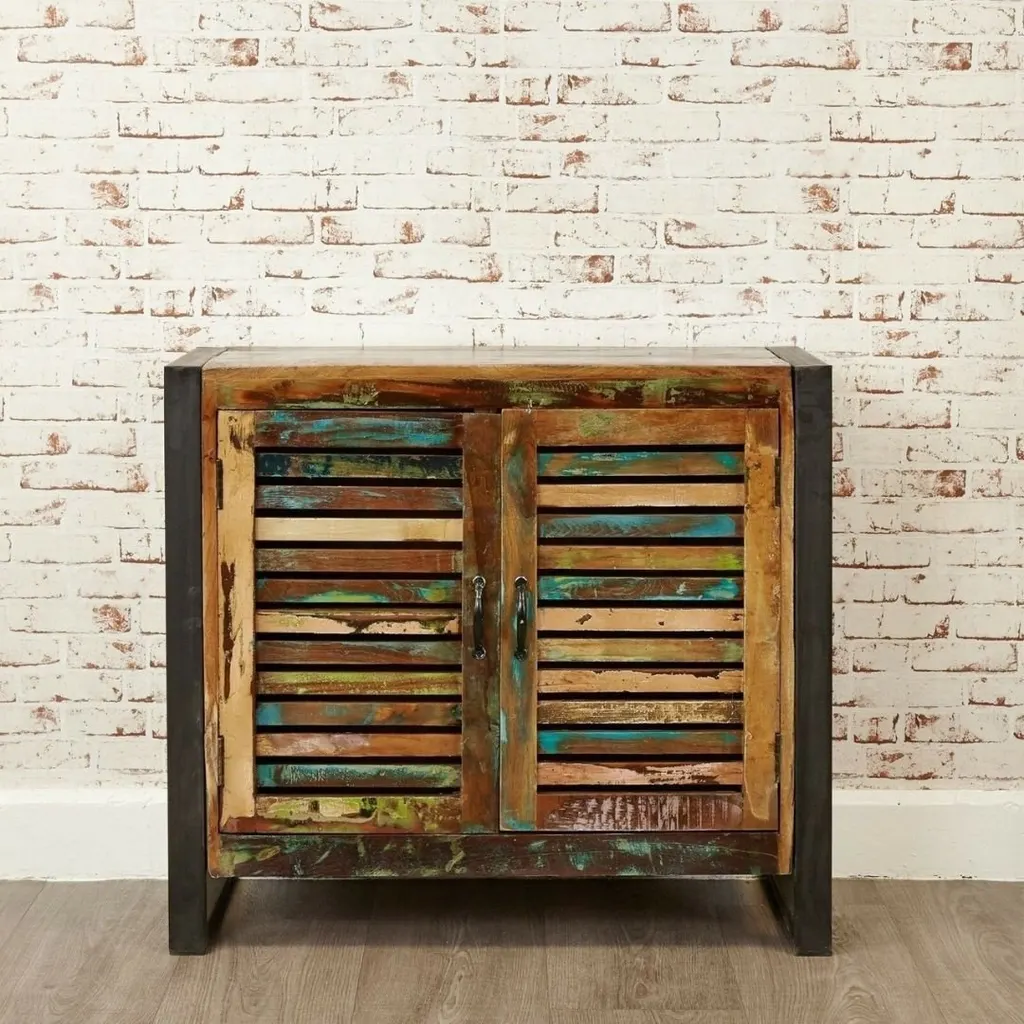 Beverley Reclaimed Elizabeth Solid Wood 2 Door Sideboard