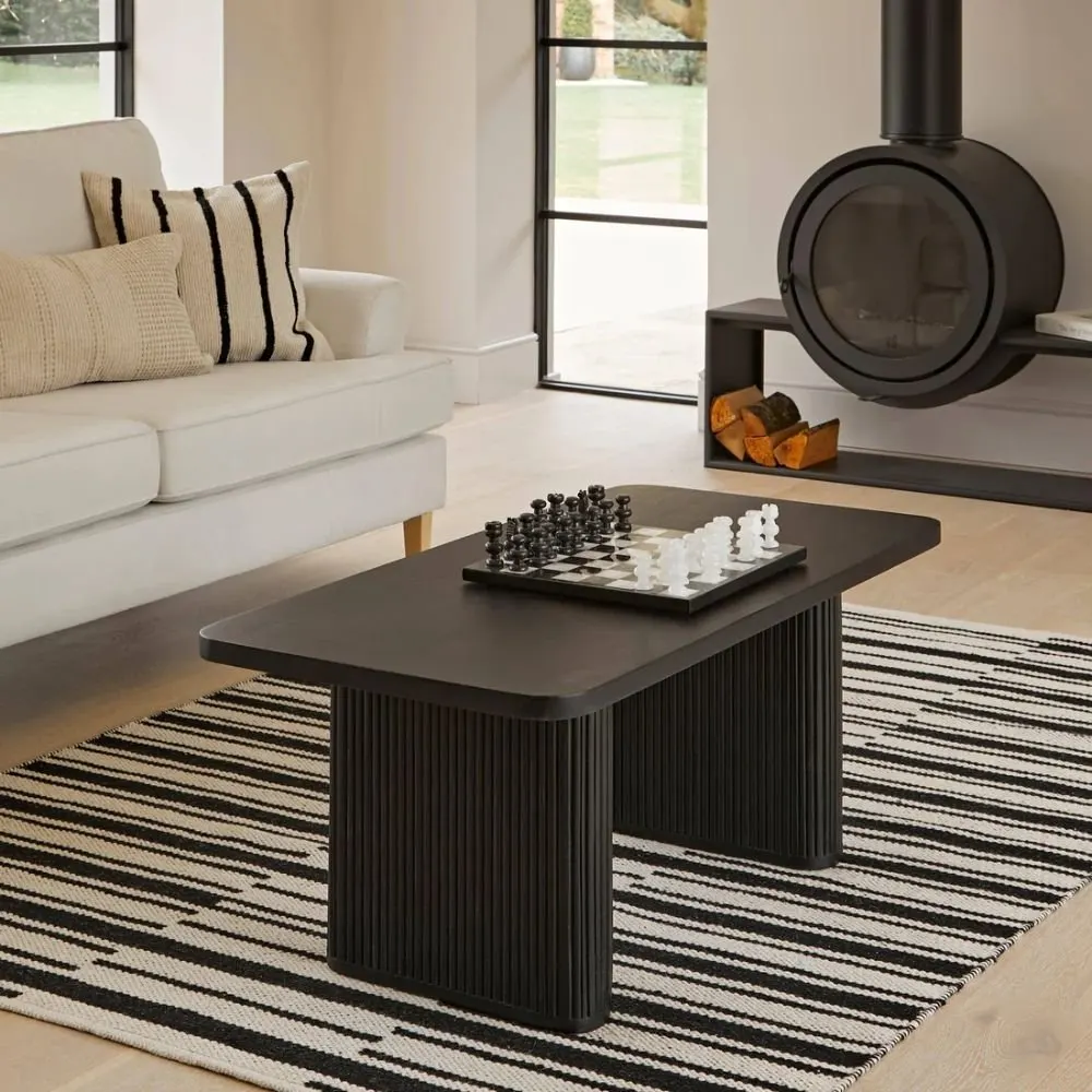 Bicester Black Mango Wood Coffee Table