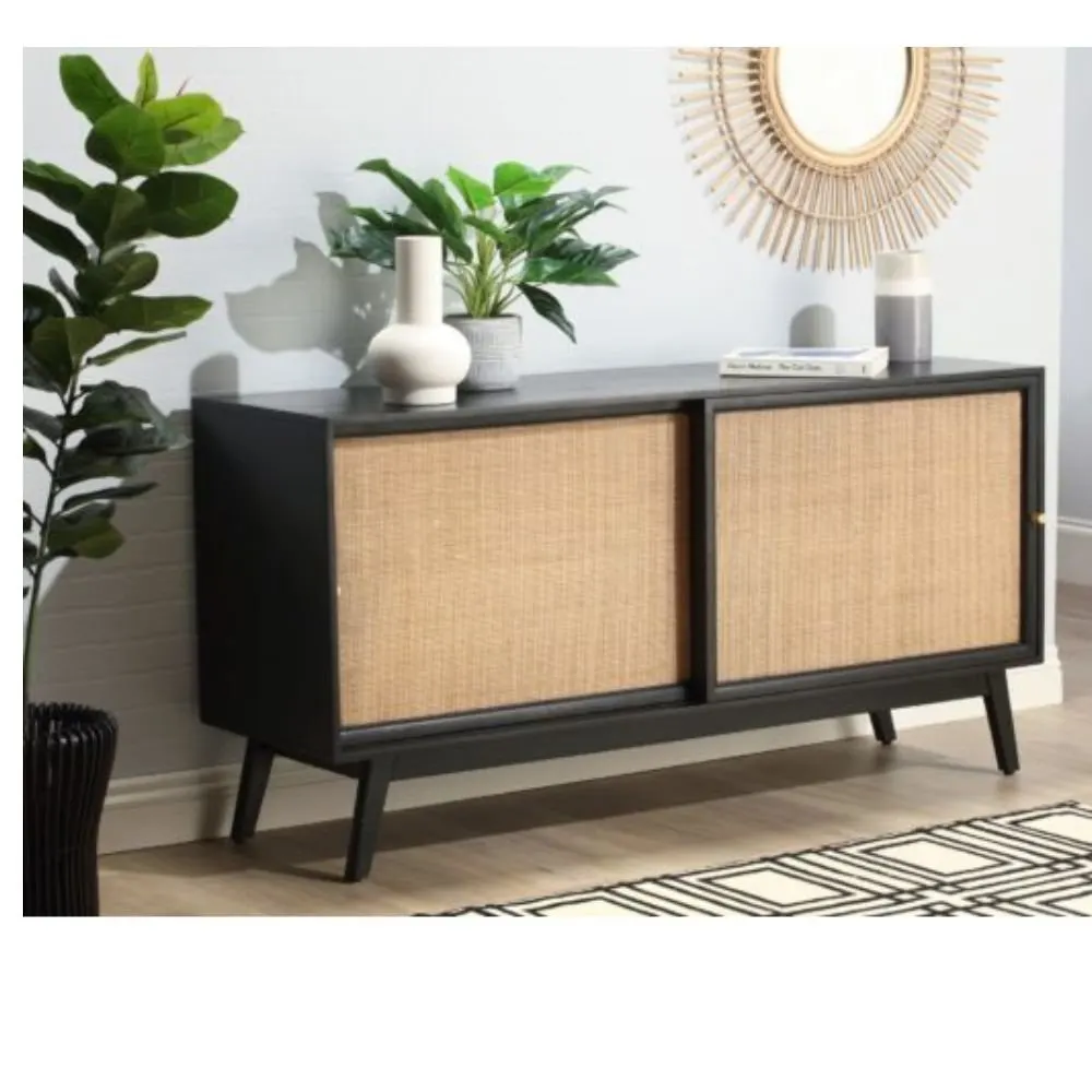 Bradford Minimalist Black TV Cabinet